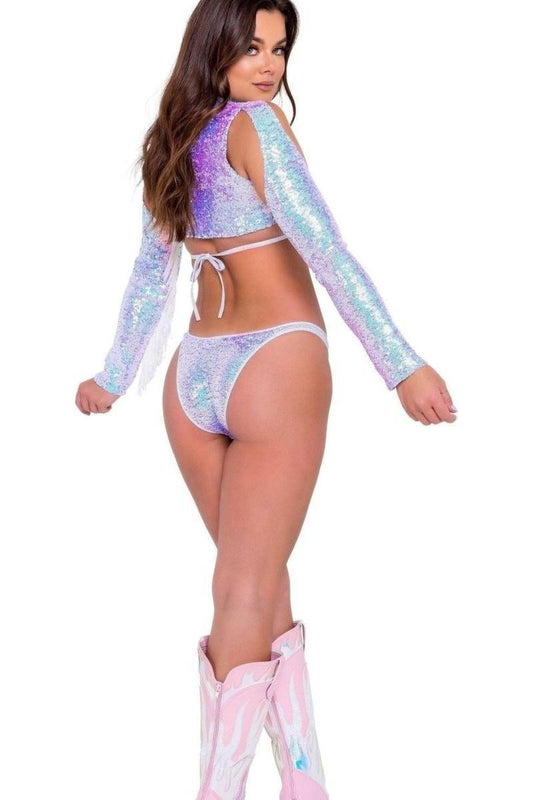 Two - Tone Sequin Bottom - bunnyboiler