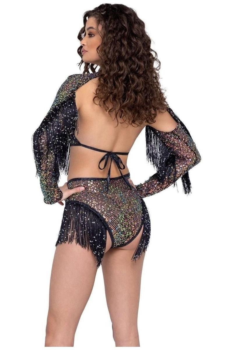 Sequin Fishnet Shrug - bunnyboiler