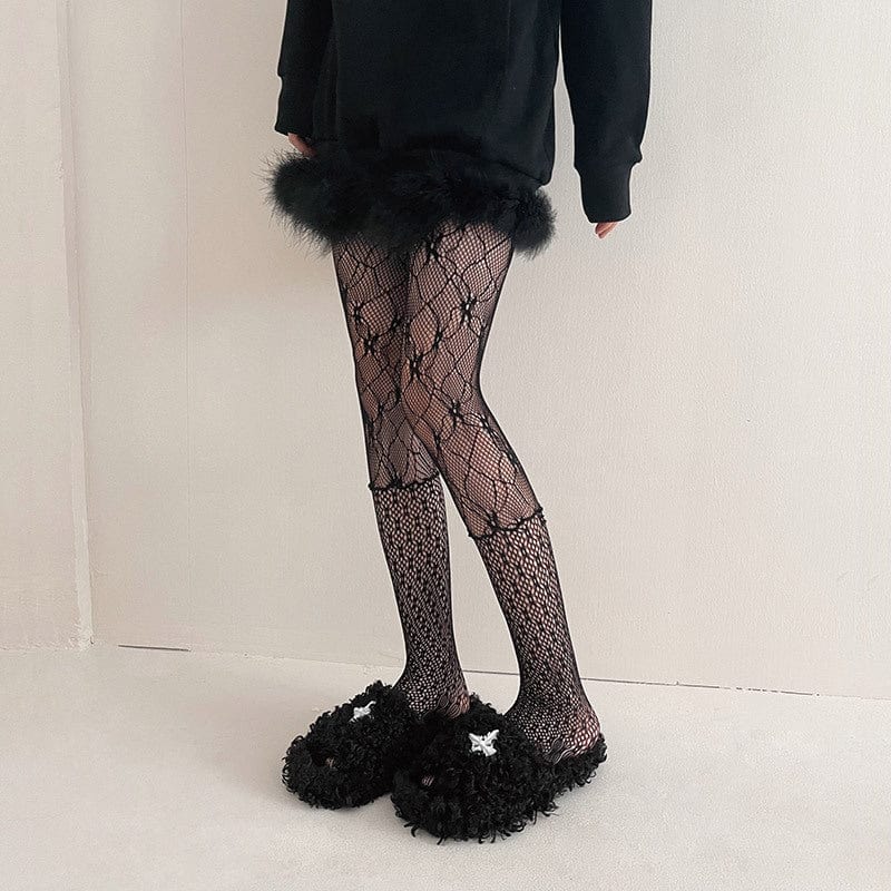 Punk Splice Fishnet Pantynose