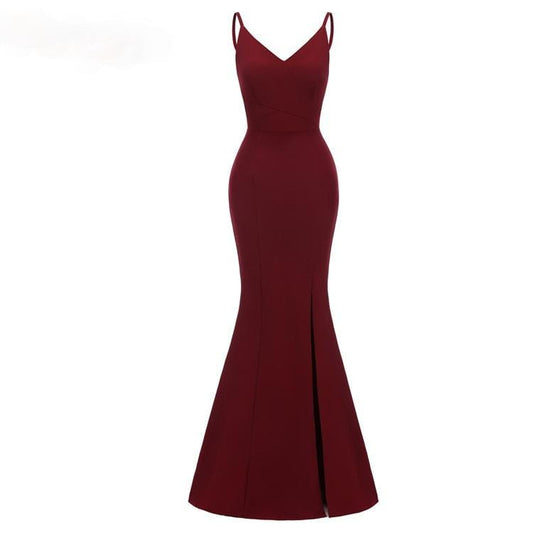 Satin Maxi Slip Dresses Evening Dresses