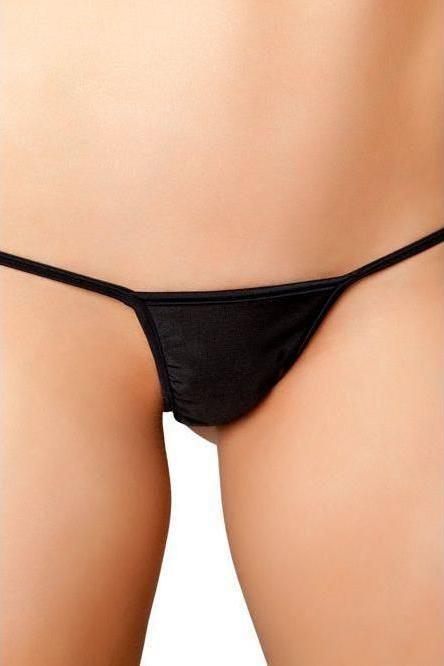 Low Rise String Back Bikini Bottoms