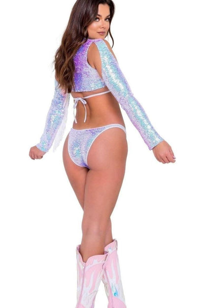 Two - Tone Sequin Bottom - bunnyboiler