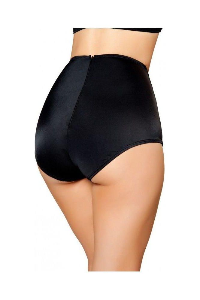 Black High - Waisted Shorts - bunnyboiler