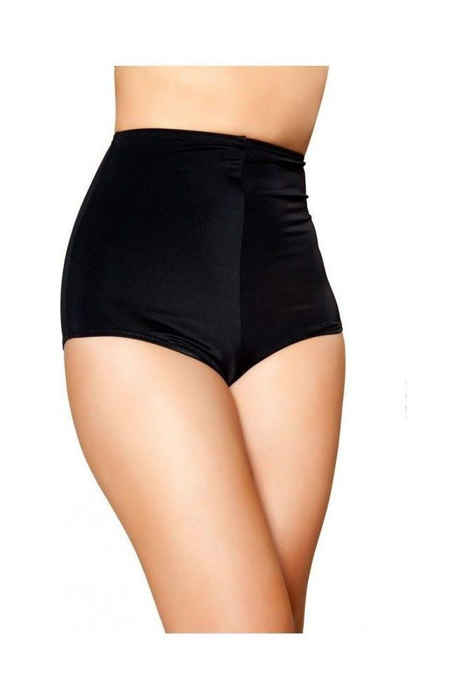 Black High - Waisted Shorts - bunnyboiler