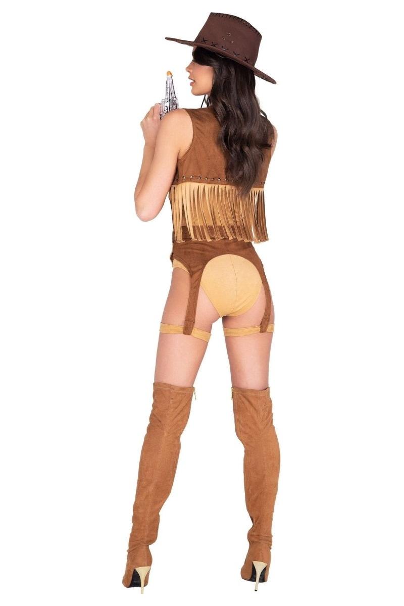 4pc Wild West Babe Costume - bunnyboiler