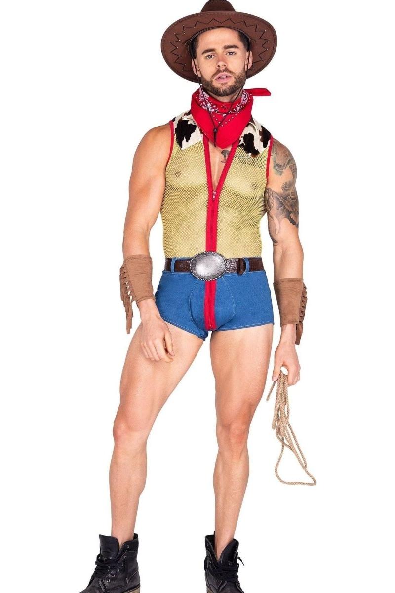 4pc Playful Sheriff Mens Costume - bunnyboiler