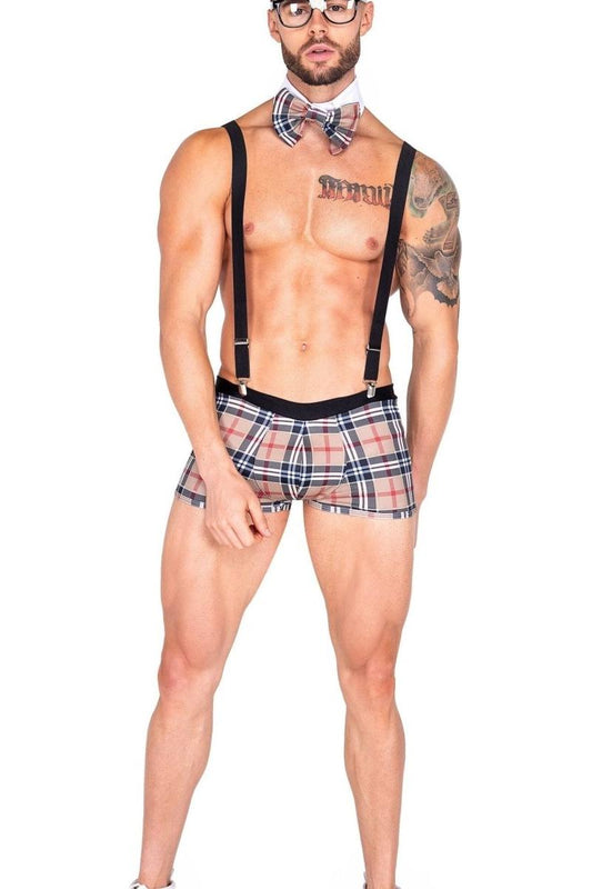 3pc Mens Hunky School Nerd - bunnyboiler