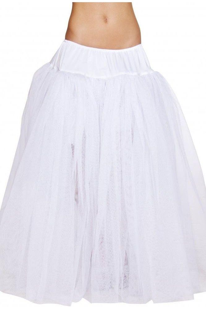 Full Length White Petticoat - bunnyboiler