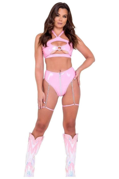 Vinyl Top with Cutout & Ring Detail - bunnyboiler
