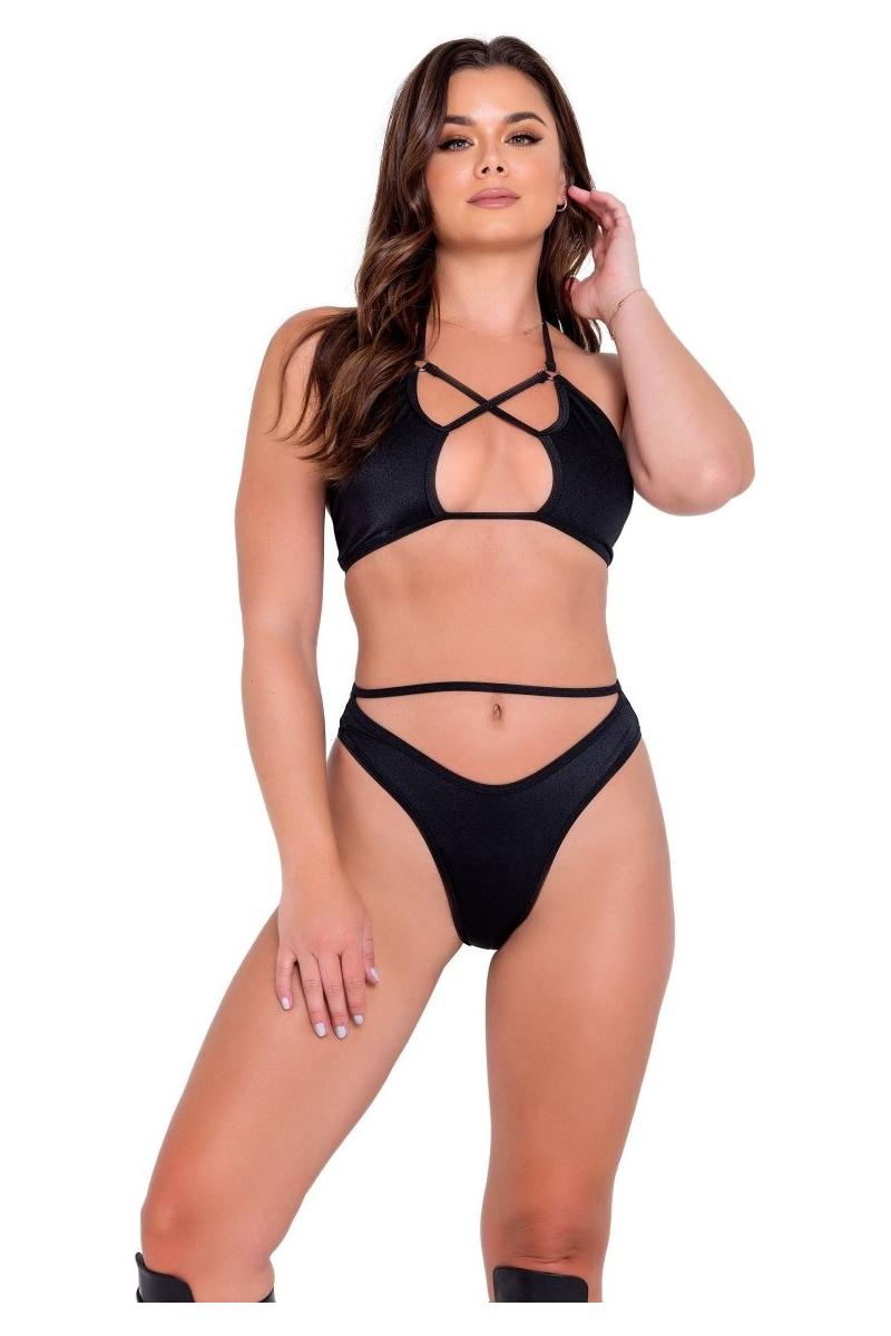 Criss - Cross Bikini Top - bunnyboiler