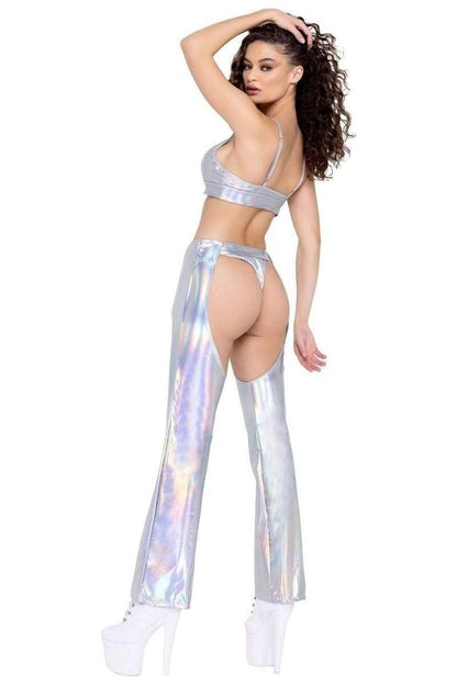 Hologram Chaps with Belt - bunnyboiler