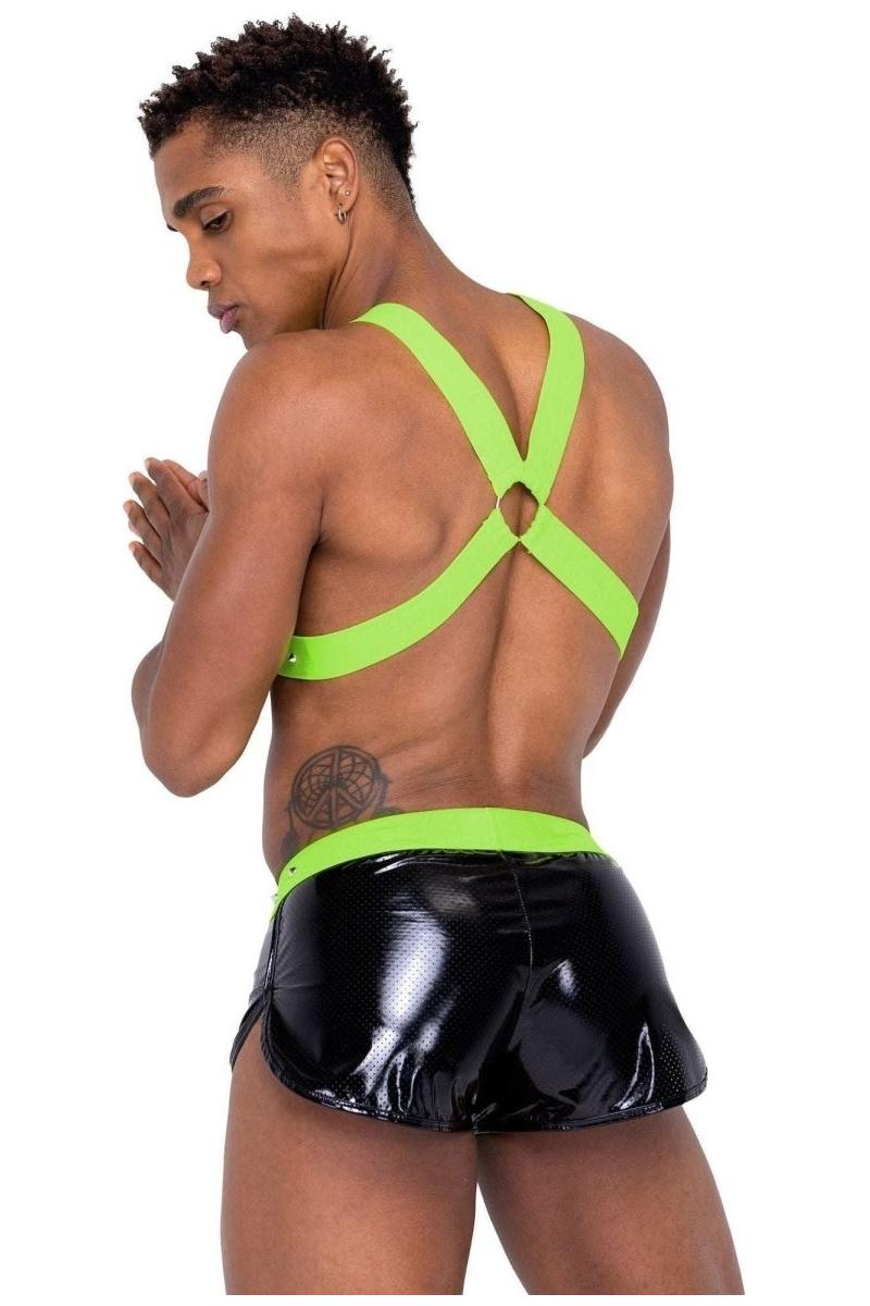 Men’s Vinyl Mesh Runner Shorts - bunnyboiler