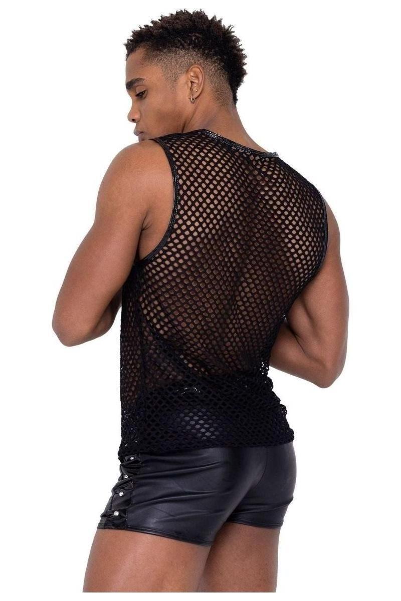 Men’s Fishnet Tank Top - bunnyboiler
