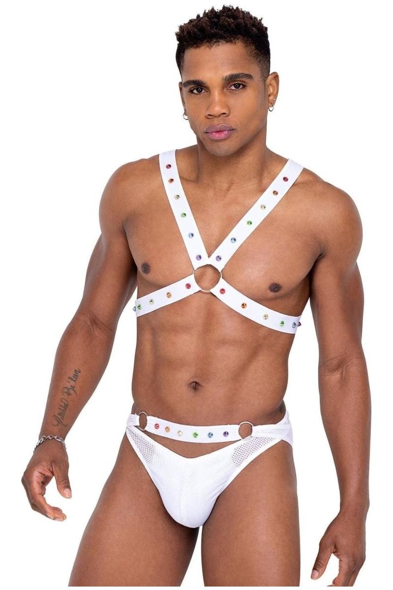 Men’s Pride Criss - Cross Swim Briefs - bunnyboiler