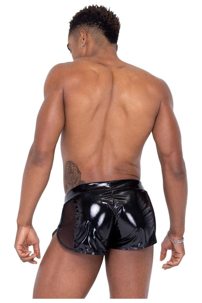 Men’s Pride Mesh Vinyl Runner Shorts - bunnyboiler