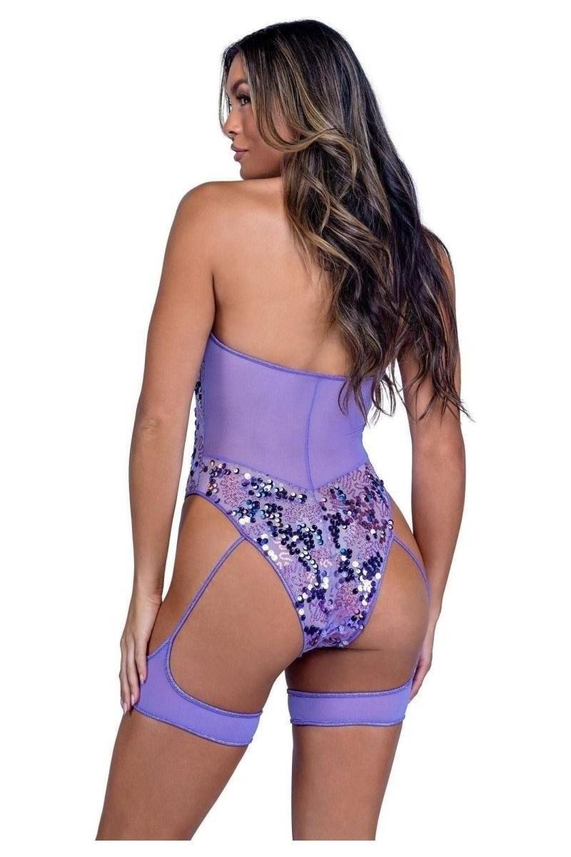 Sequin Keyhole Romper - bunnyboiler