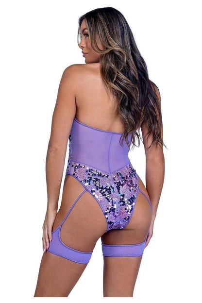 Sequin Keyhole Romper - bunnyboiler