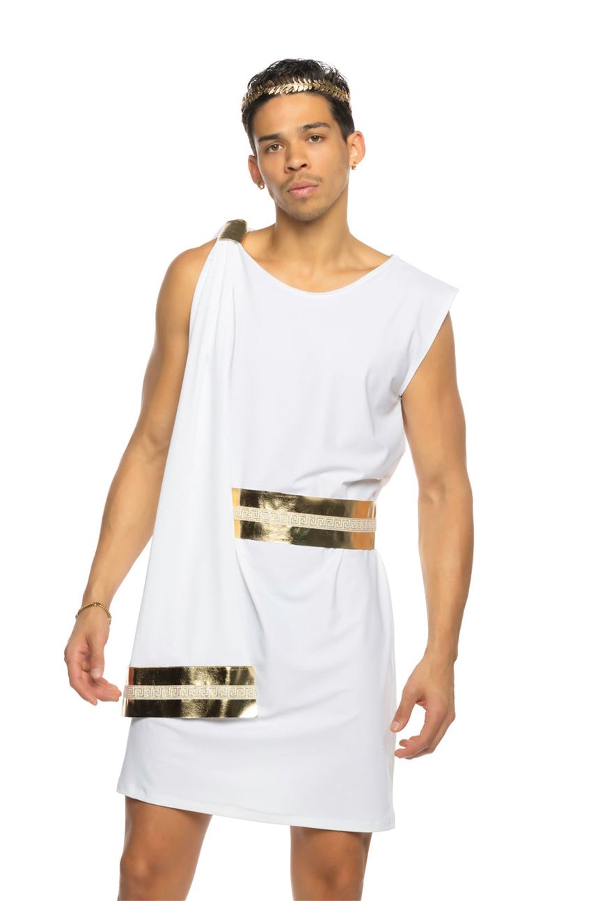 gilded greek god