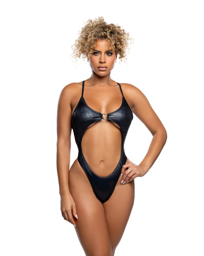 shimmer bodysuit with heart ring