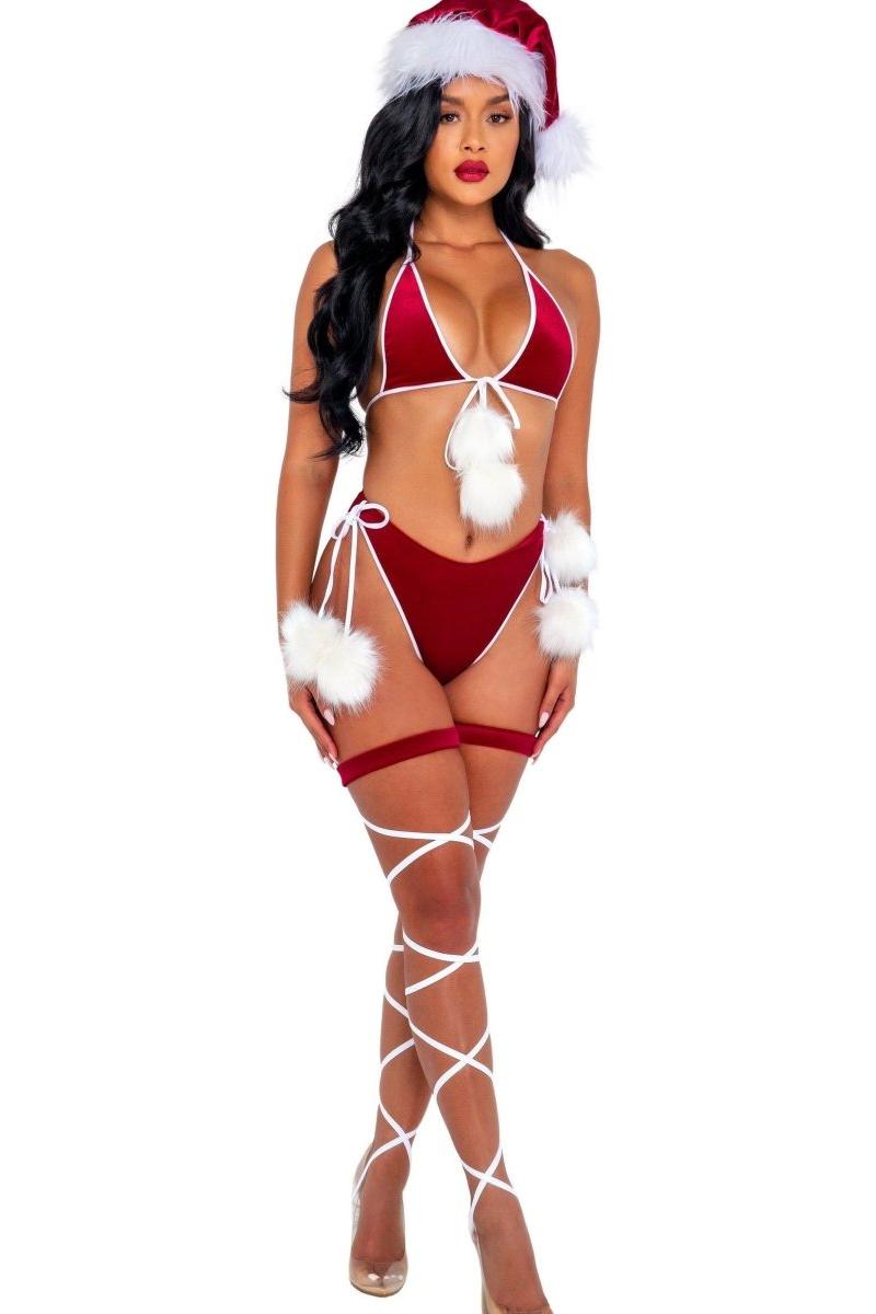 2pc Santas Holiday Spirit Bikini - bunnyboiler