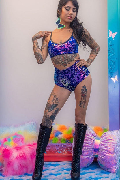 Sequin Velvet Short