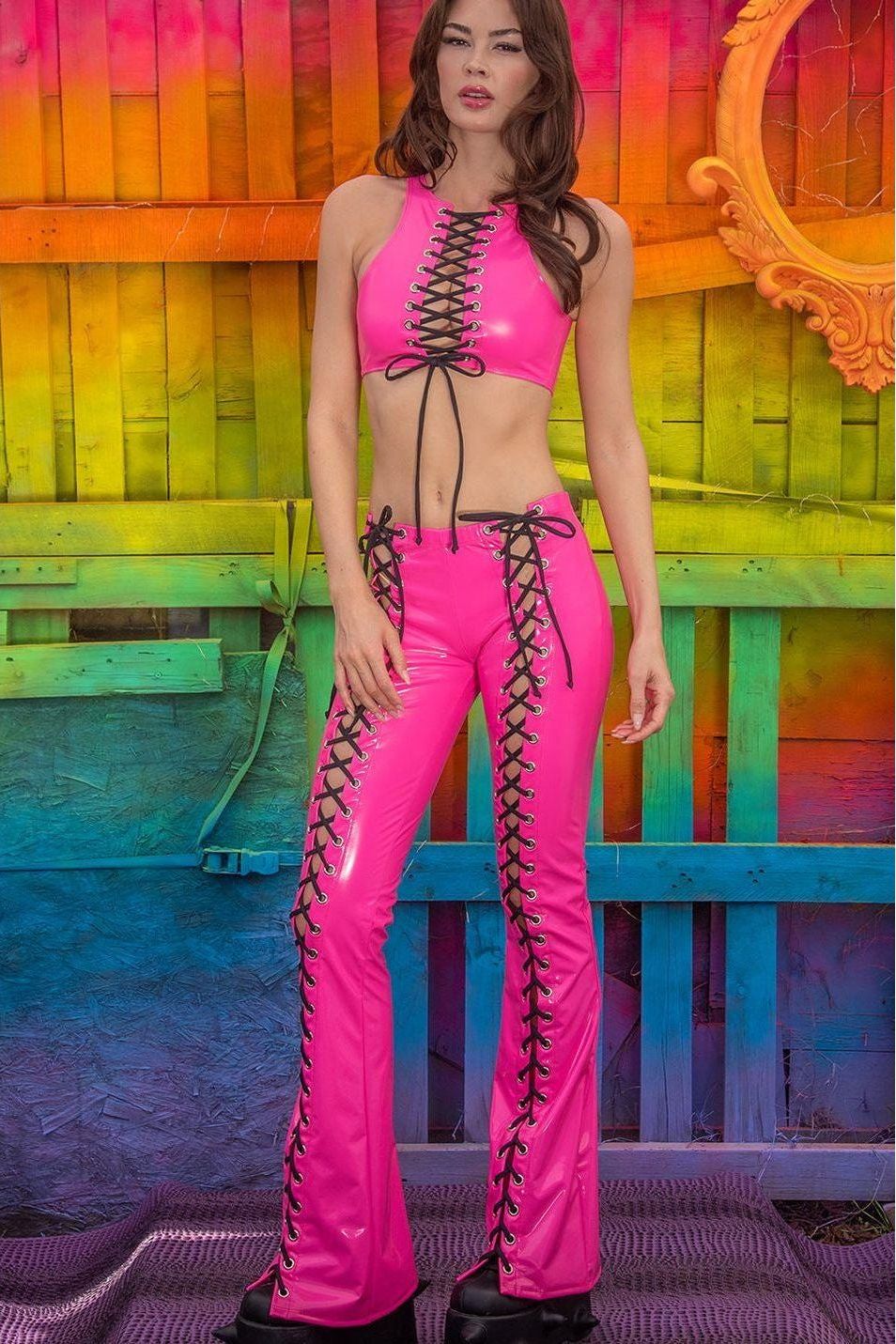 Lace-Up Top