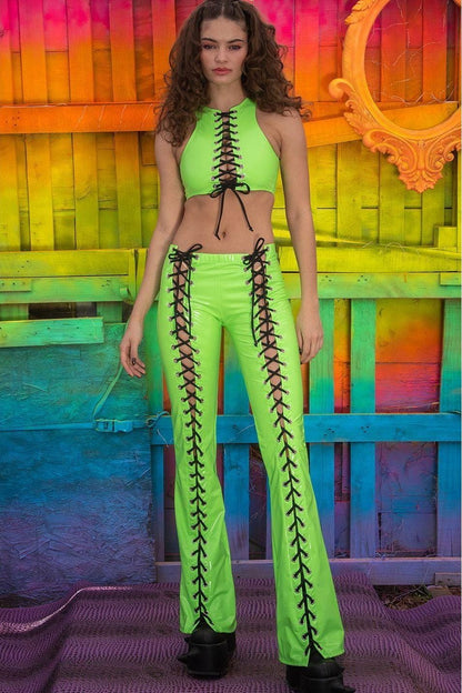 Lace-Up Top