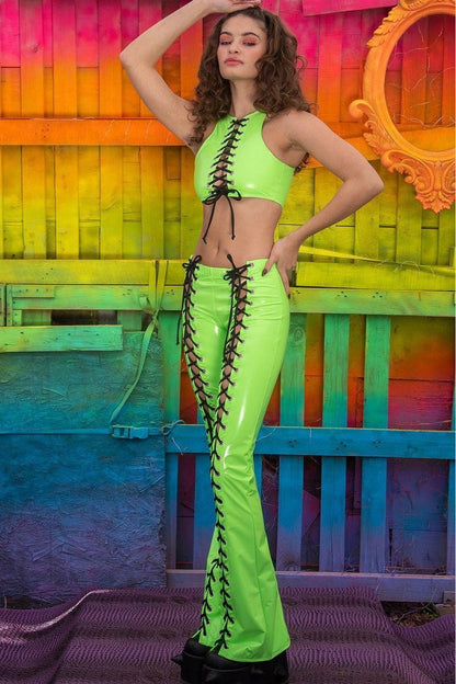 Lace-Up Top