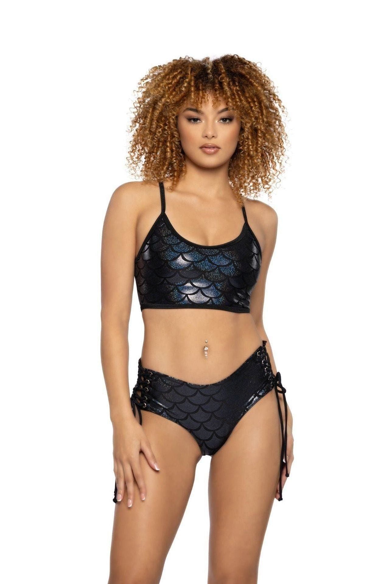 Tank Top & Lace-Up Short Set