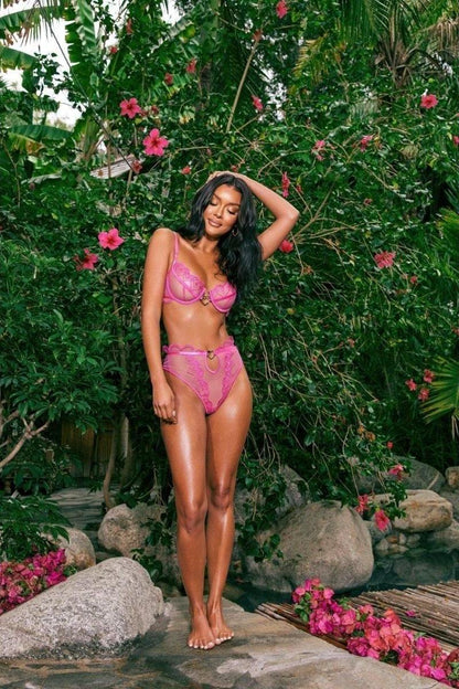 Bubblegum Heart 2 - Piece Short Set - bunnyboiler