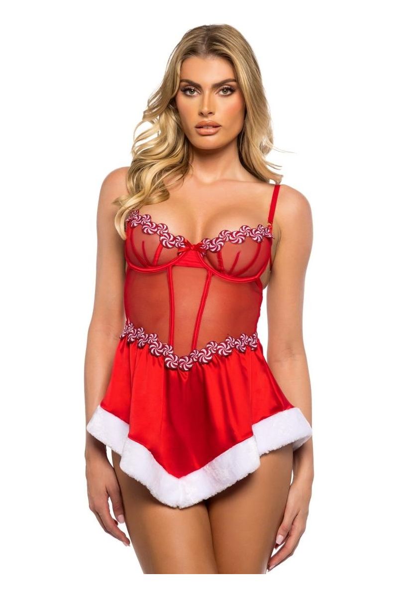 Peppermint Kiss Babydoll - bunnyboiler