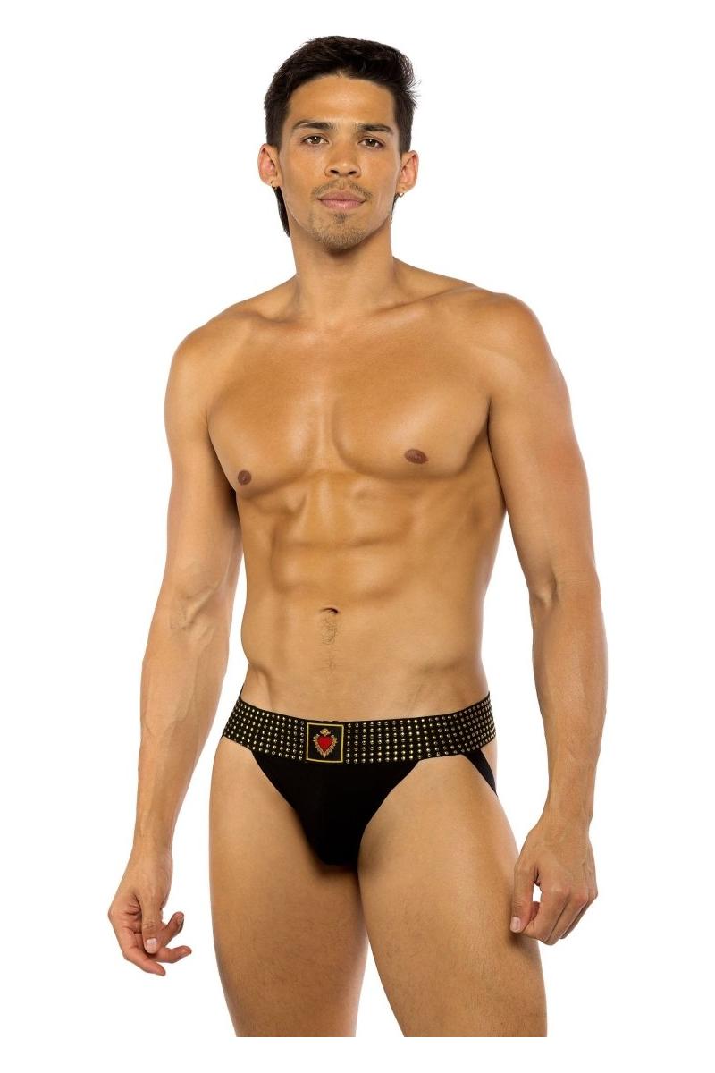 Sacred Heart Jockstrap with Studded Elastic - bunnyboiler