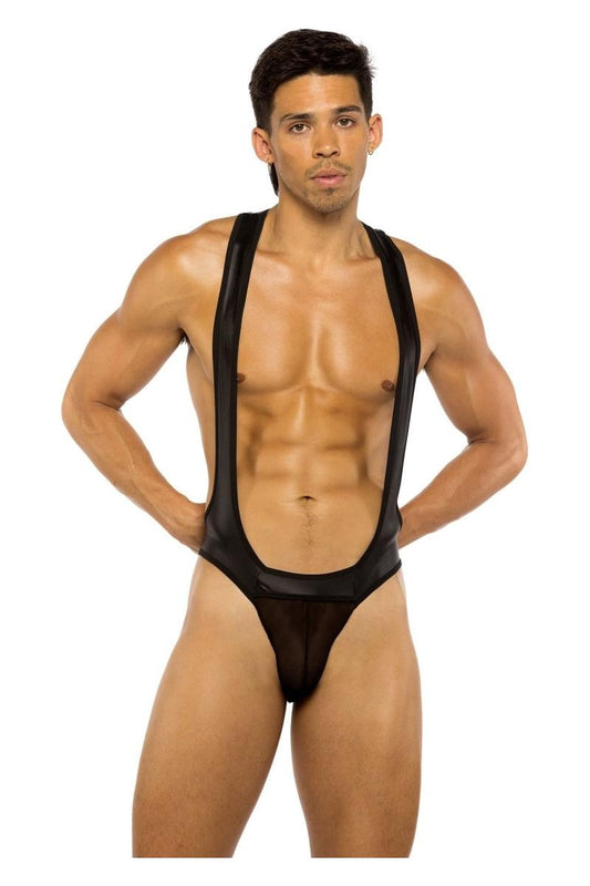 Mens Wrestling Leotard Jockstrap Singlet - bunnyboiler