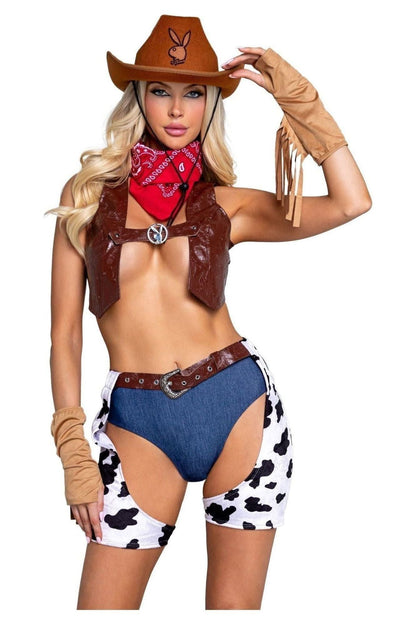 6PC Playboy Cowgirl Ranch Babe