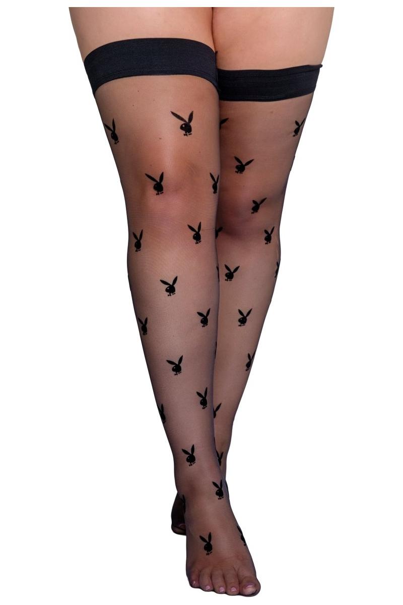 Playboy Bunny Noir Stockings - bunnyboiler