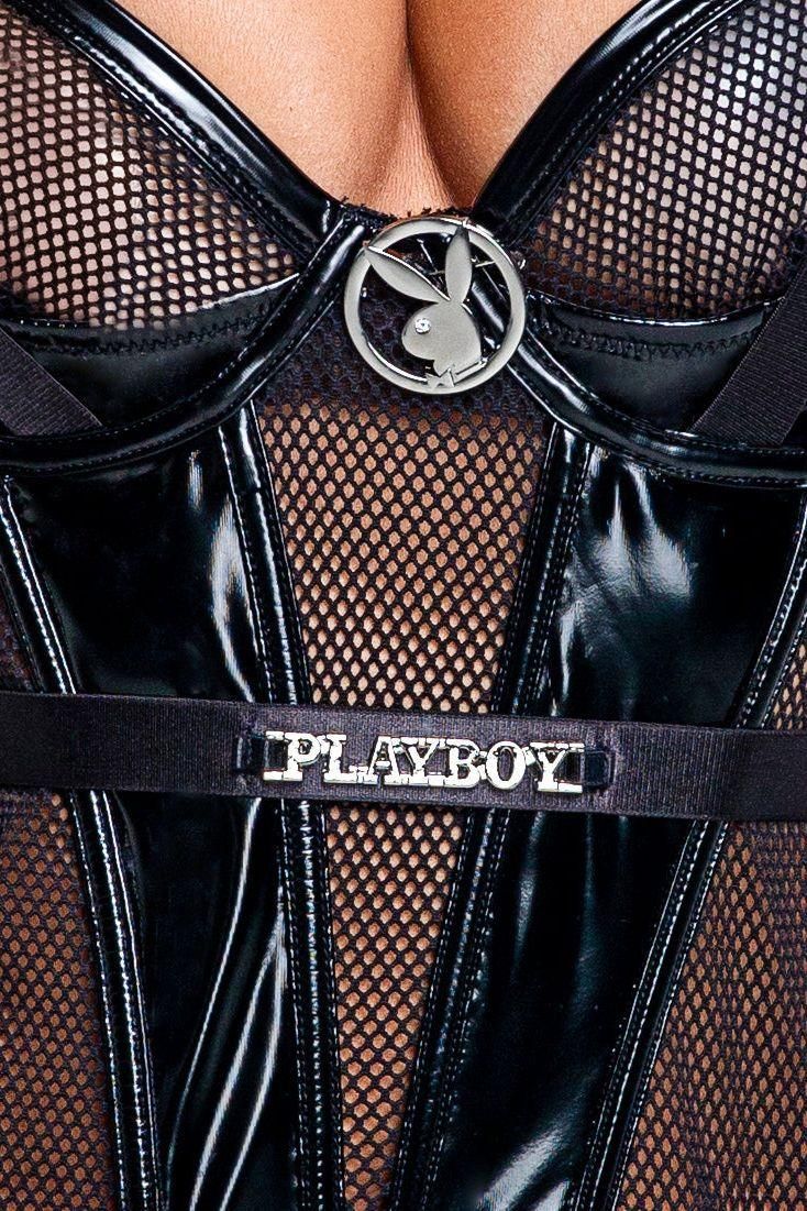 Playboy Blackout Fetish Teddy - bunnyboiler