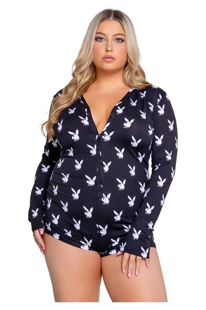 Playboy Slumber Bunny Romper - bunnyboiler