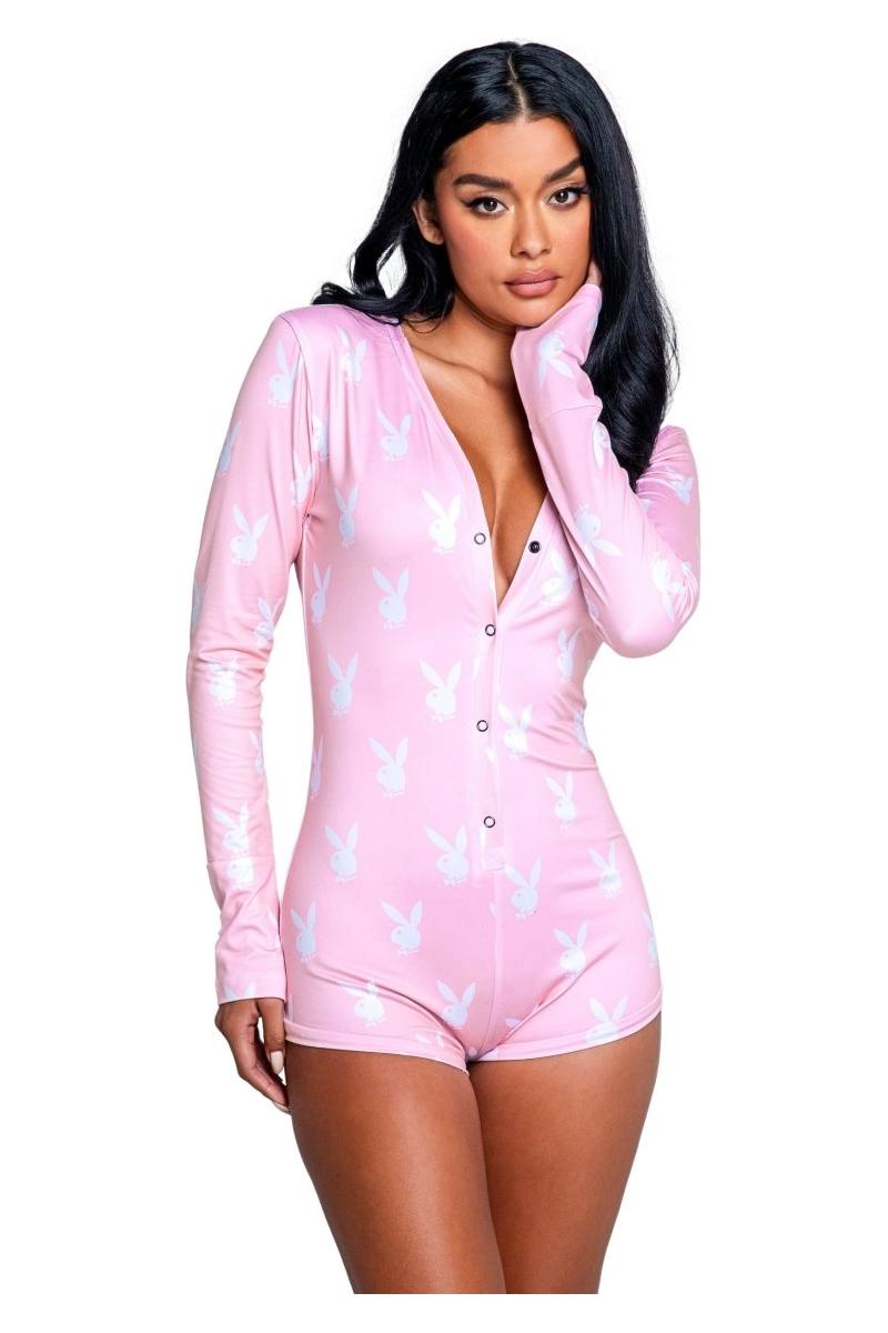 Playboy Slumber Bunny Romper - bunnyboiler