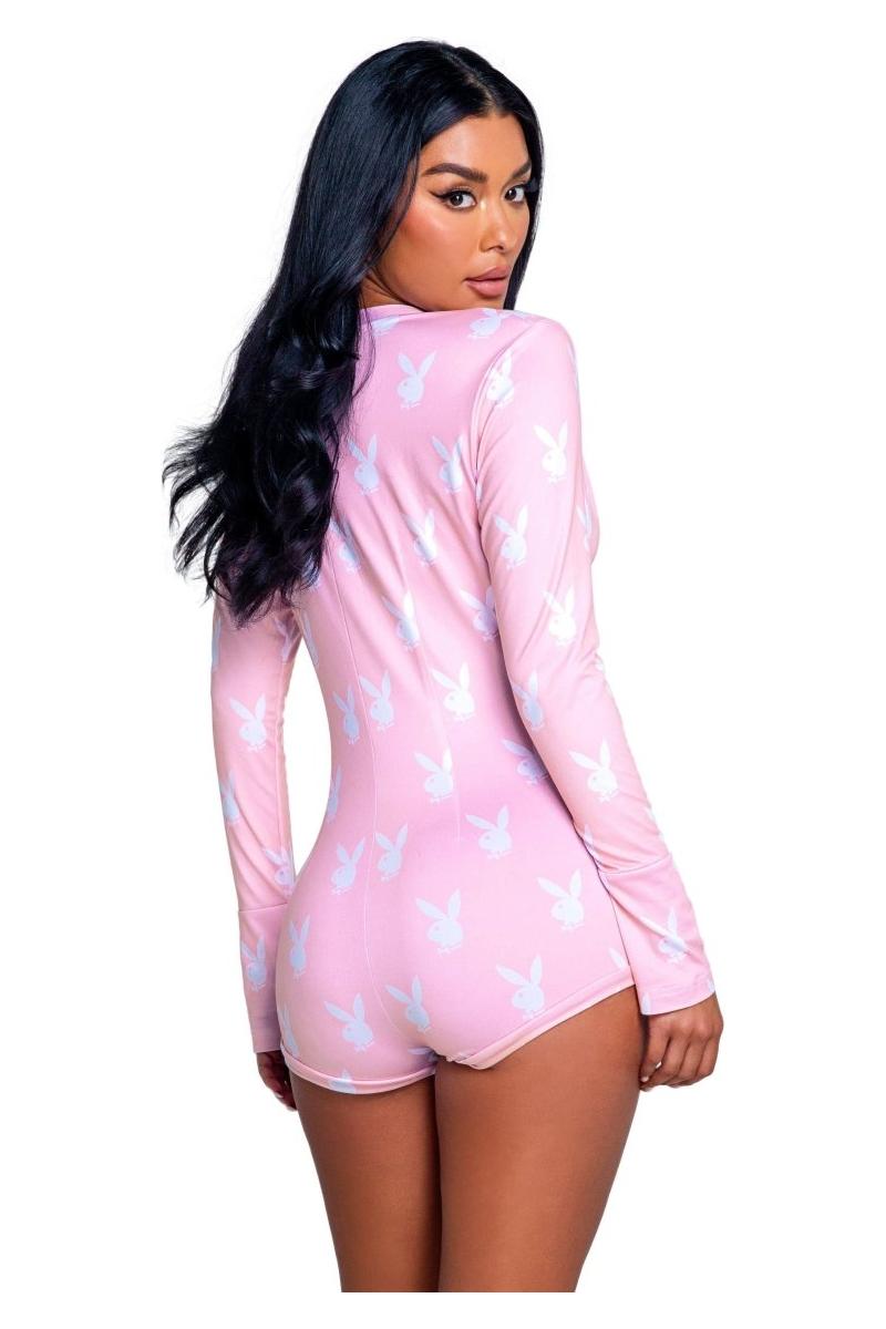 Playboy Slumber Bunny Romper - bunnyboiler