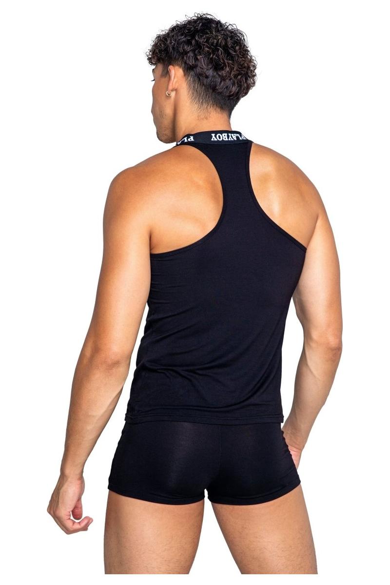 Playboy Mens Tuxedo Modal Tank - bunnyboiler