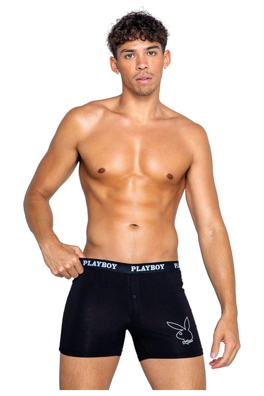 Playboy Mens Tuxedo Modal Classic Boxer Briefs - bunnyboiler