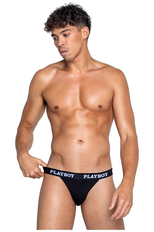 Playboy Mens Modal Gym Jockstrap - bunnyboiler