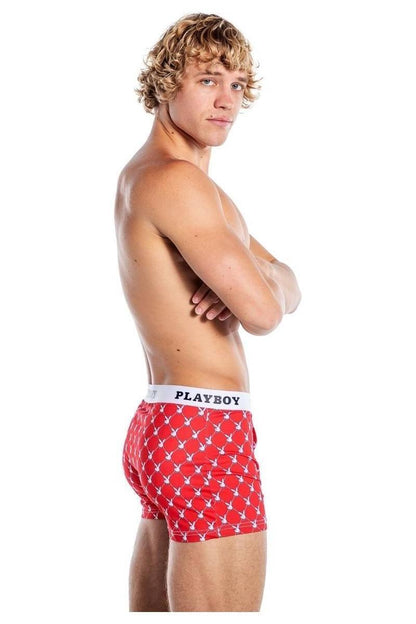 Playboy Mens Argyle Boxer Briefs - bunnyboiler