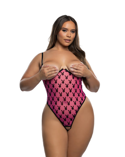 Ravishing Bunny Crotchless Teddy
