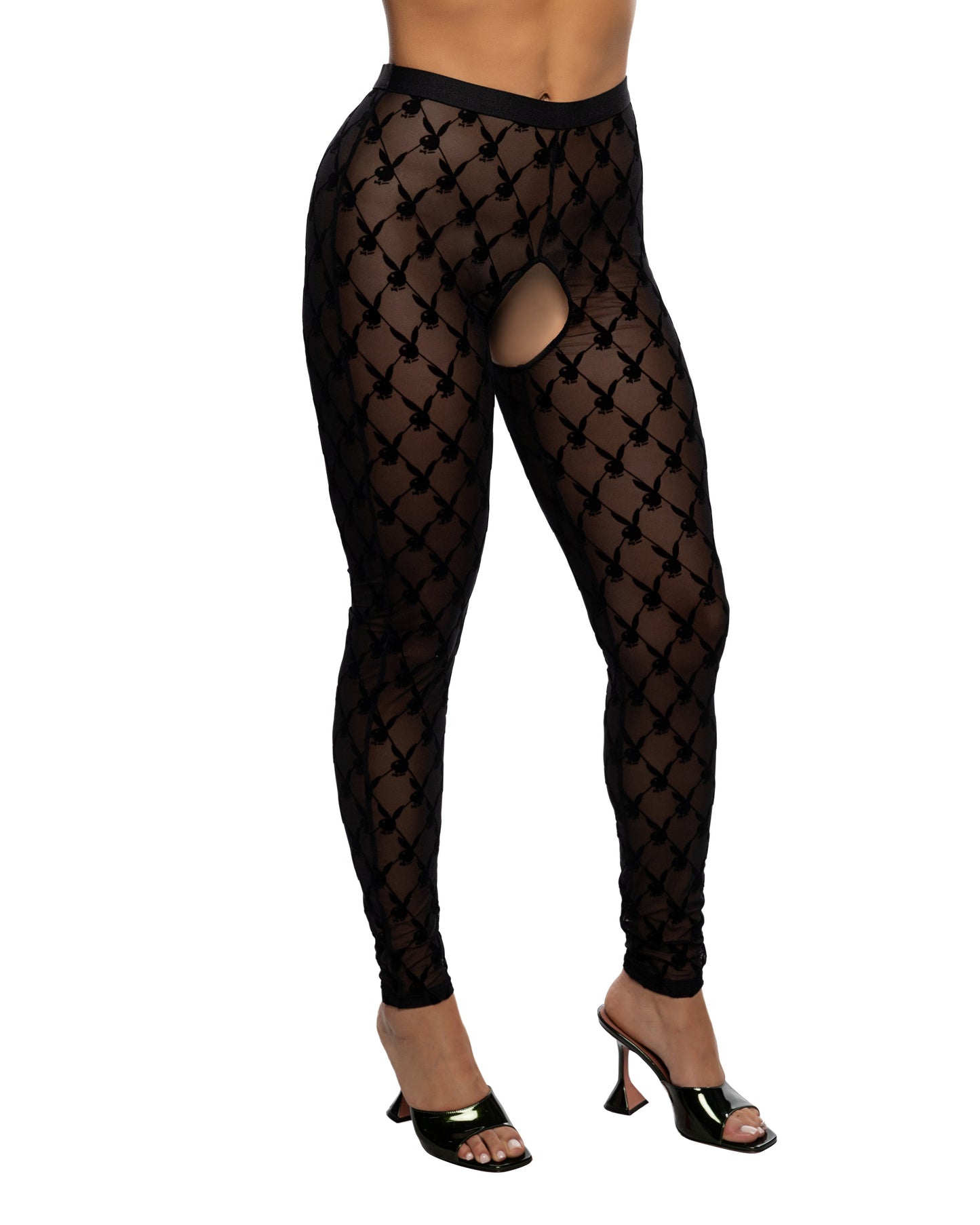 Burnout Bunny Footless Tights