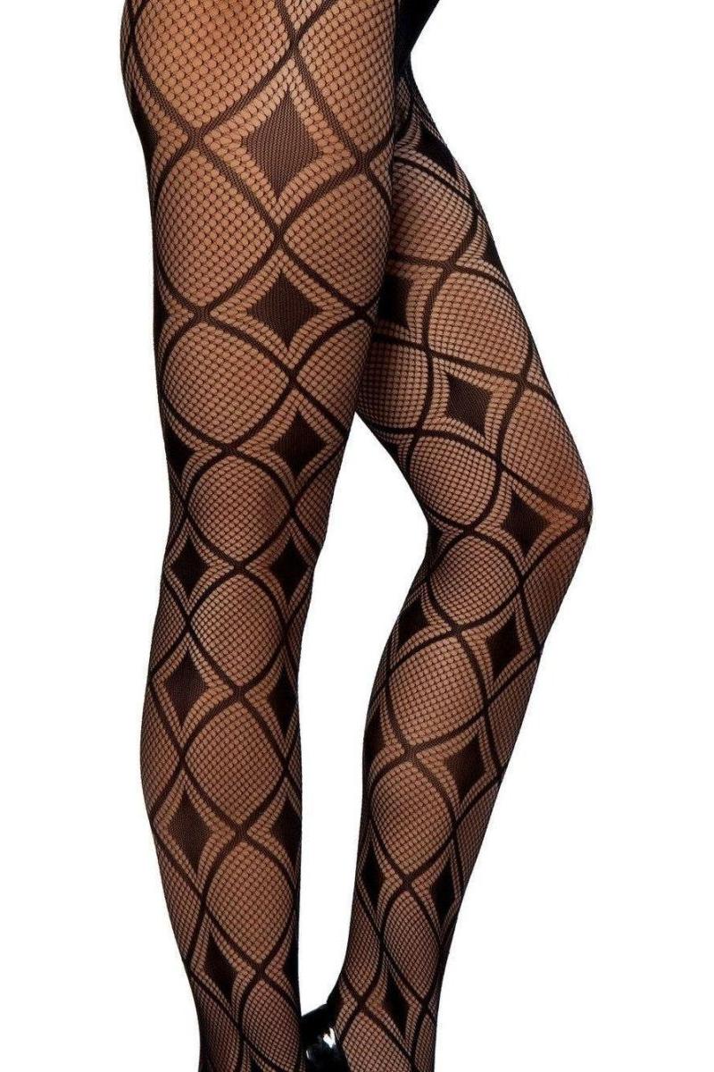 Diamond Print Pantyhose - bunnyboiler