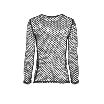 Fishnet Mesh Fitted Top