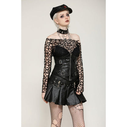 Punk Fishnet Mesh Top