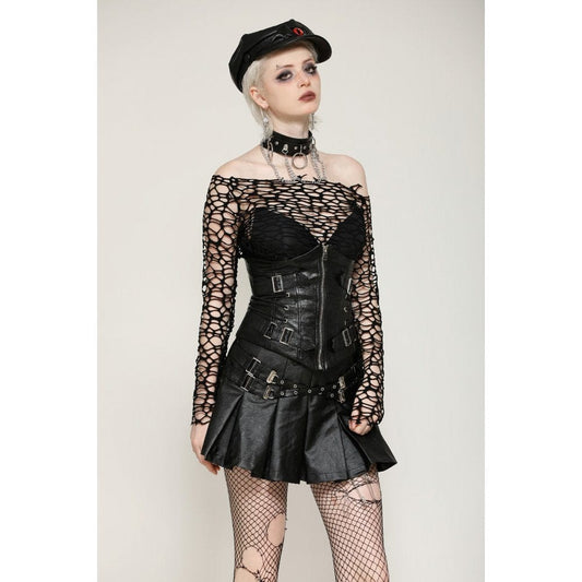 Punk Fishnet Mesh Top
