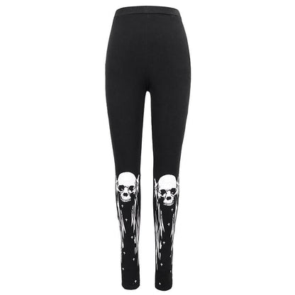 Gothic Punk Skull Leggings